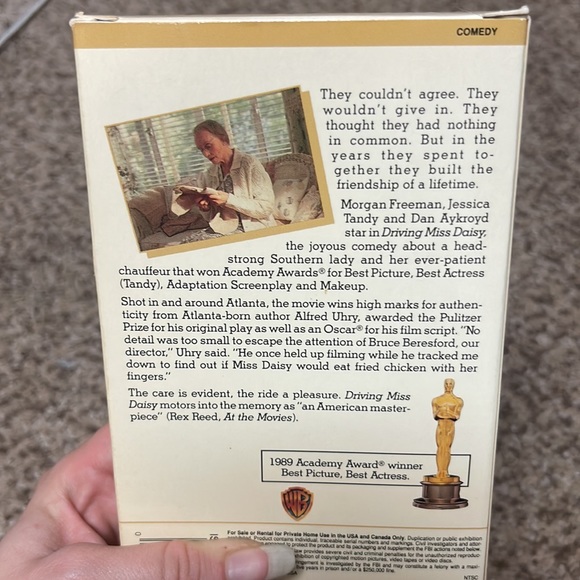 Driving Miss Daisy VHS videotape - Picture 3 of 9